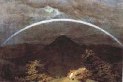 Caspar David Friedrich Mountain Landscape with Rainbow (mk10) oil on canvas